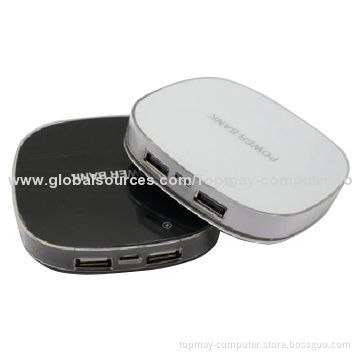Power Banks with Polymer Battery, 4,600mAh Capacity